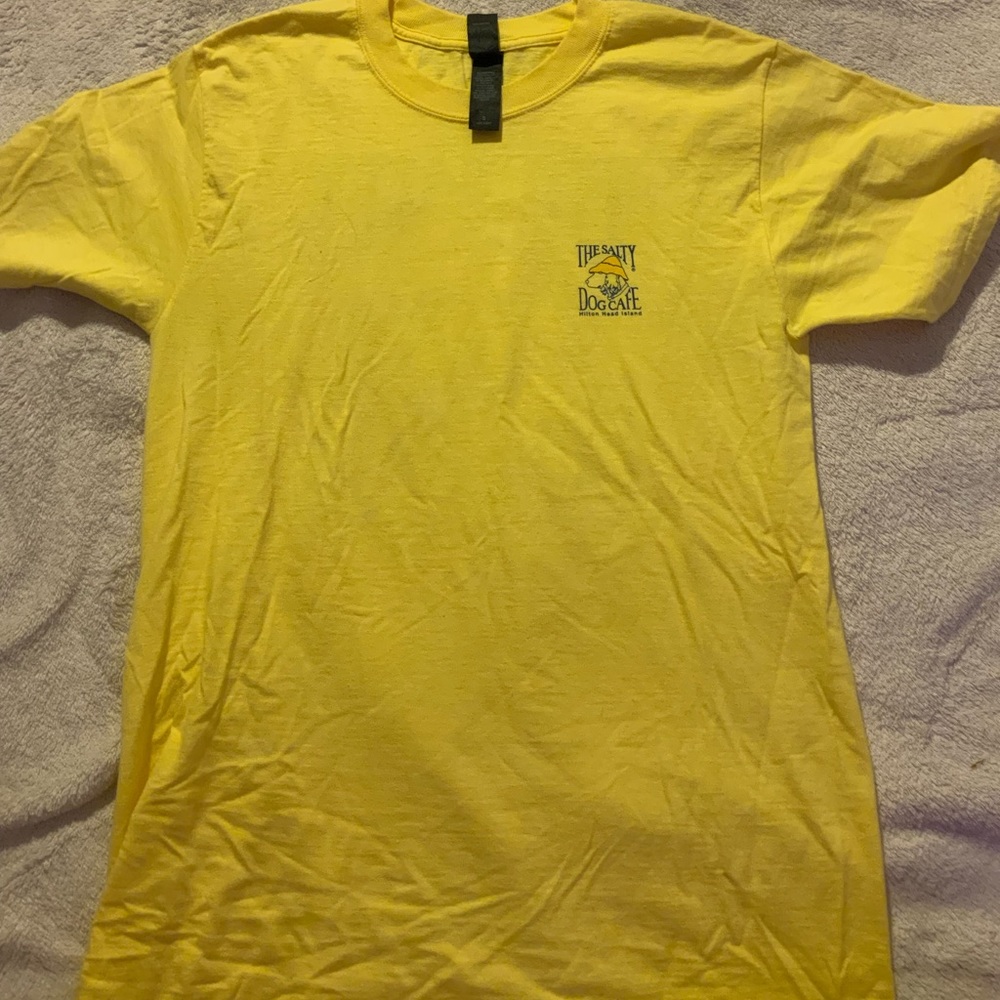 The salty dog cafe shirt, size small.